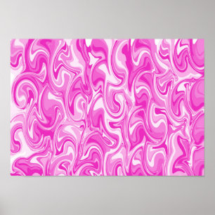 Arte de remolino abstracto - Magenta