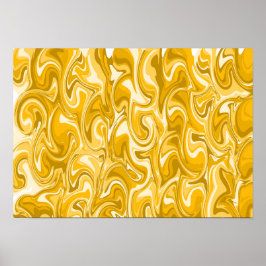 Arte de remolino abstracto - Marrón