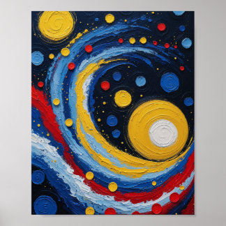 Arte de Remolino Cósmico Abstracto