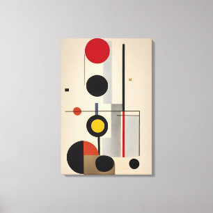 Arte de resumen geométrico Bauhaus moderno