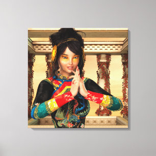 Arte de retrato de fantasía de emperatriz china