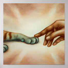 Arte de retrato de gato creado por Dios