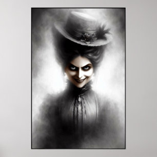 Arte de retrato inquietante de la era victoriana