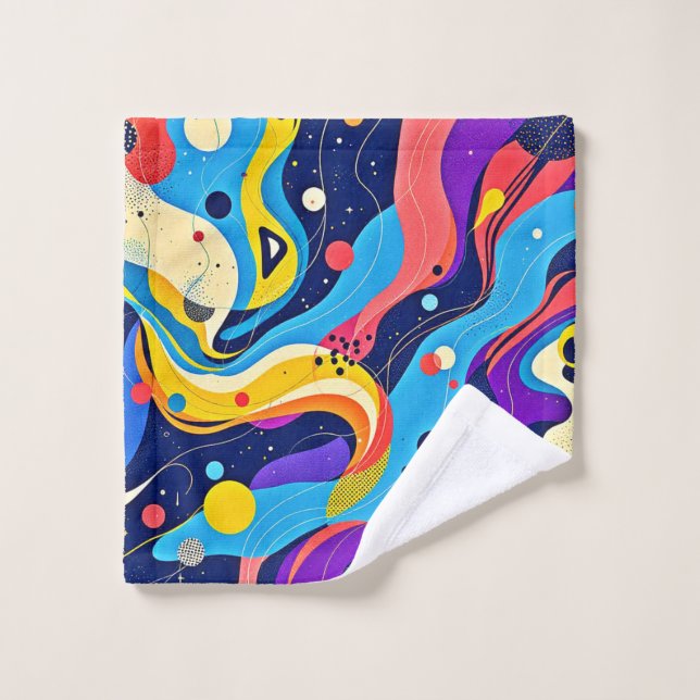 Arte de ritmo cósmico (Toallita)