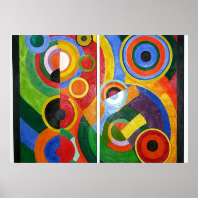 Arte de Robert Delaunay: Ritmo (Frente)