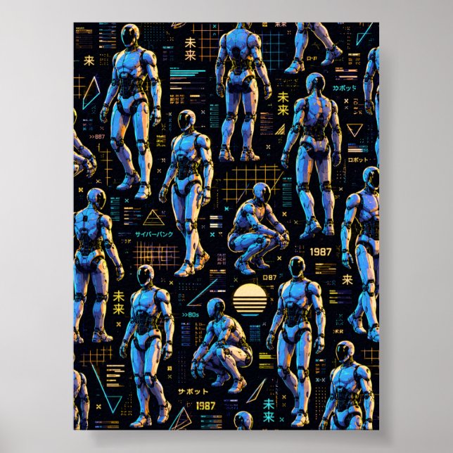 Arte de Robot Humanoide Futurista | Android de Cie (Frente)