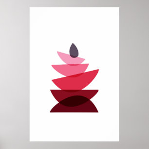 Arte de rock geométrico escandinavo