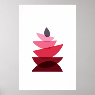 Arte de rock geométrico escandinavo