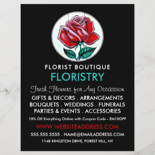 Arte de Rosa, Floristería, Publicidad de Florister