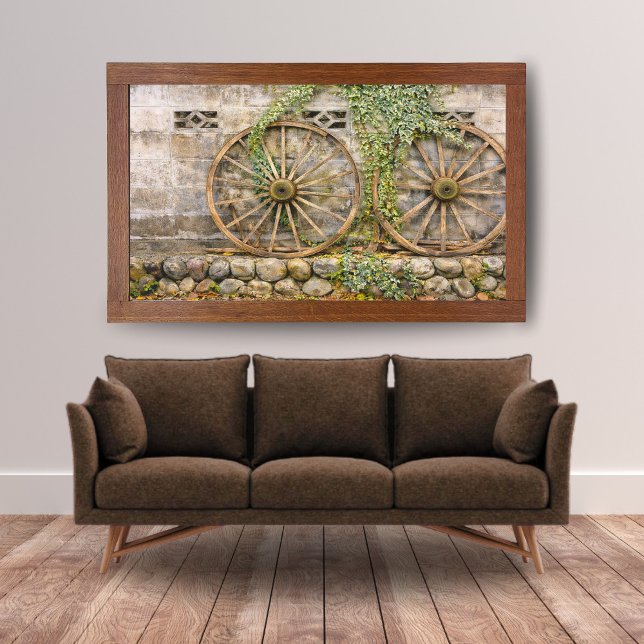 Arte de Ruedas de Carreta Rústicas para Pared - Gr (Subido por el creador)