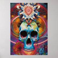 Arte de Saltos de Viaje - Calavera Tribal