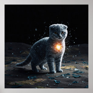 Arte de Scottish Fold Corazón Perdido
