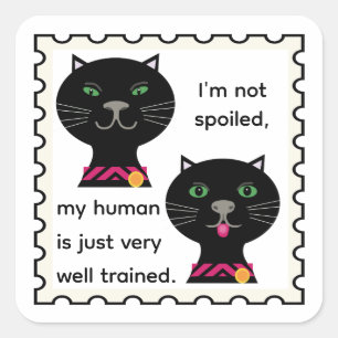 arte de sello de Gatos Negros Mascota