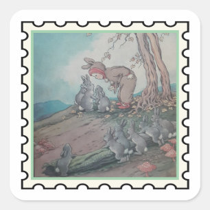 arte de sello de la rima infantil Baby Bunting