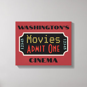 Arte de Señal Personalizada de Cine