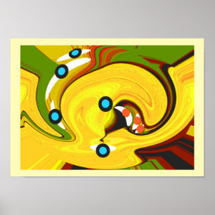 Arte de senderos dorados