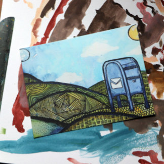 Arte de servicio postal de buzón de correo