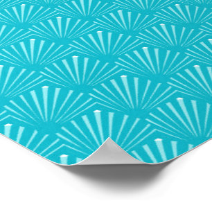 Arte de Silueta de Concha de Mar Azul Pastel con L