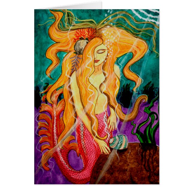 Arte de sirena - "Sanibel Siren" - de Carol Ochs (Frente)