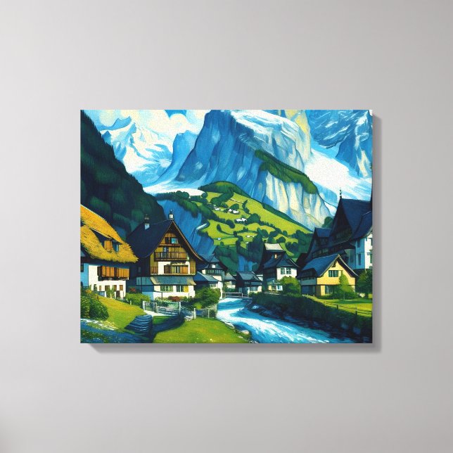 Arte de Suiza Grindelwald (Anverso)