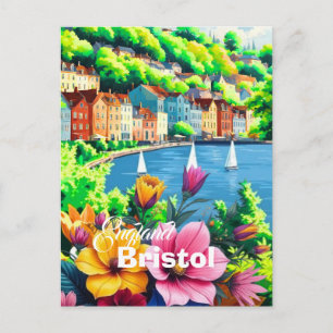 Arte de tarjeta postal de viaje de Bristol, Arte d