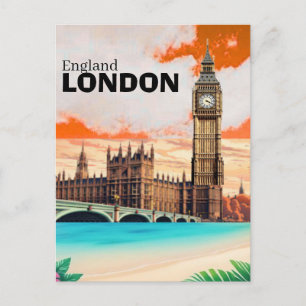 Arte de tarjeta postal de viaje de Londres, Arte d
