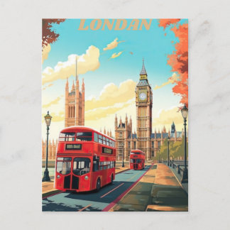 Arte de tarjeta postal de viaje de Londres, Arte d