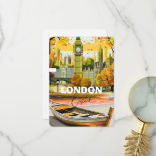 Arte de tarjeta postal de viaje de Londres, Arte d