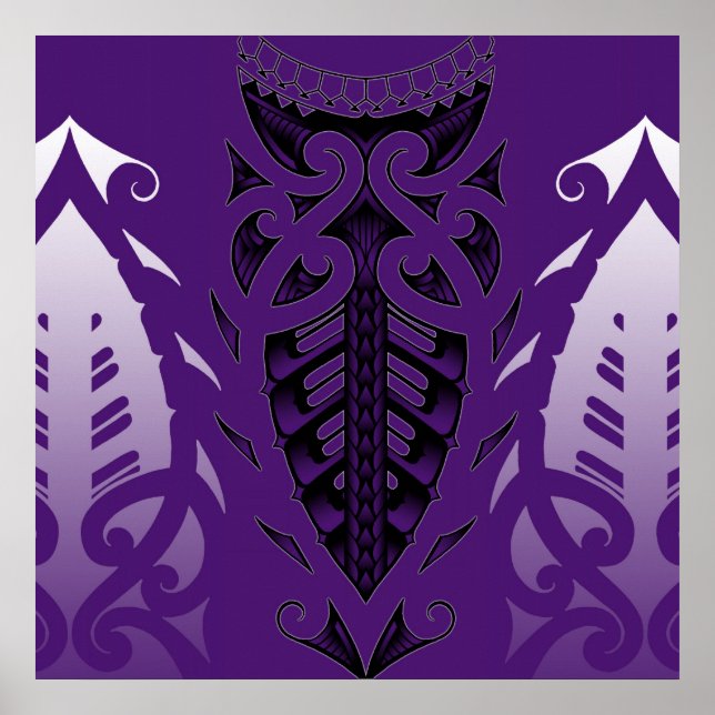 Arte de tatuajes inspirado por los maoríes (Frente)