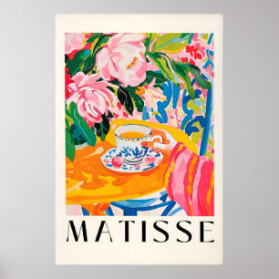Arte de taza de té inspirado en Matisse Impresión 
