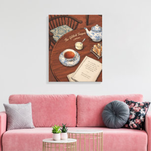 Arte de Té de la Tarde Inglés Antiguo