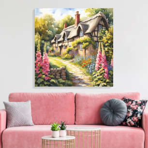 Arte de tela de cabaña