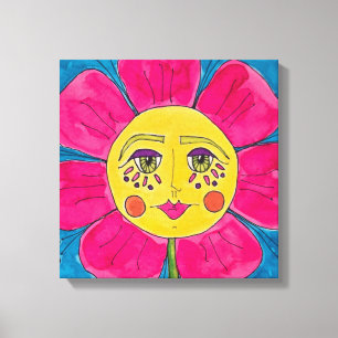 Arte de tela de chicas con adormidera