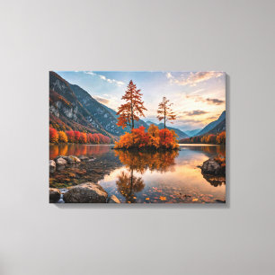 Arte de tela de escenas de otoño