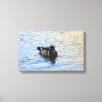 Arte de tela de pato de madera