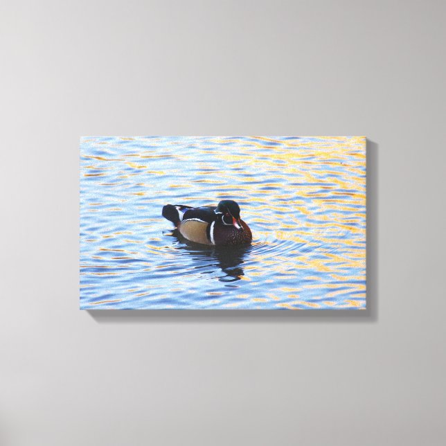 Arte de tela de pato de madera (Anverso)