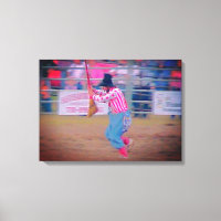 Arte de tela de payaso de rodeo