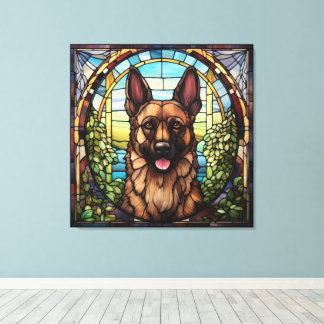 Arte de tela de perro de Alsacia