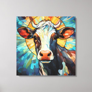 Arte de tela de vaca