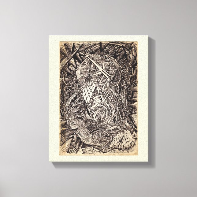 Arte de tela diferente (habitante de cuevas) (Anverso)