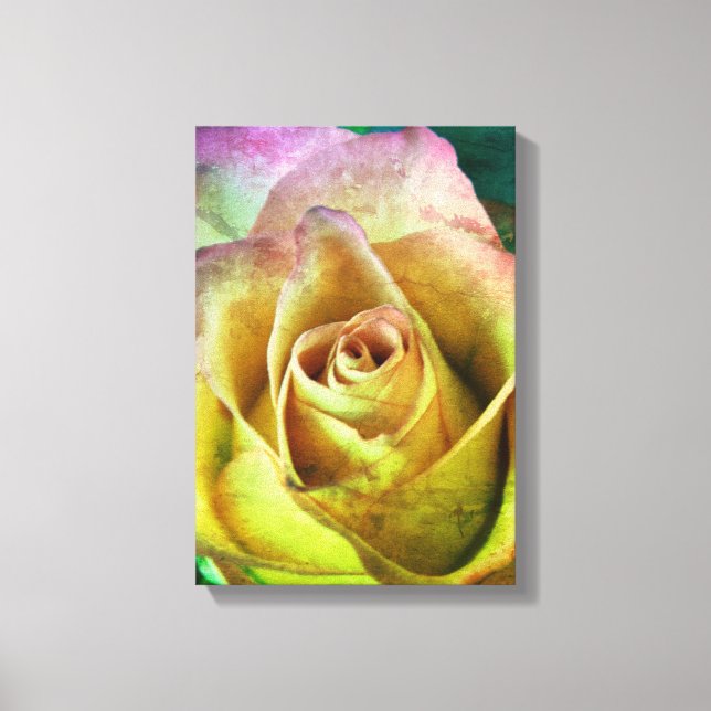Arte de tela Rosa (Anverso)