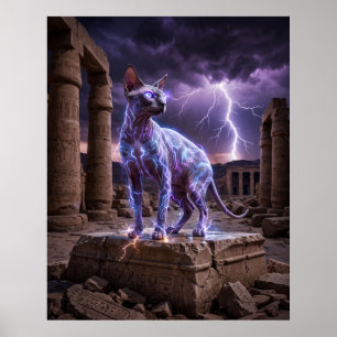 Arte de Templo Cargado Esfinge Relámpago