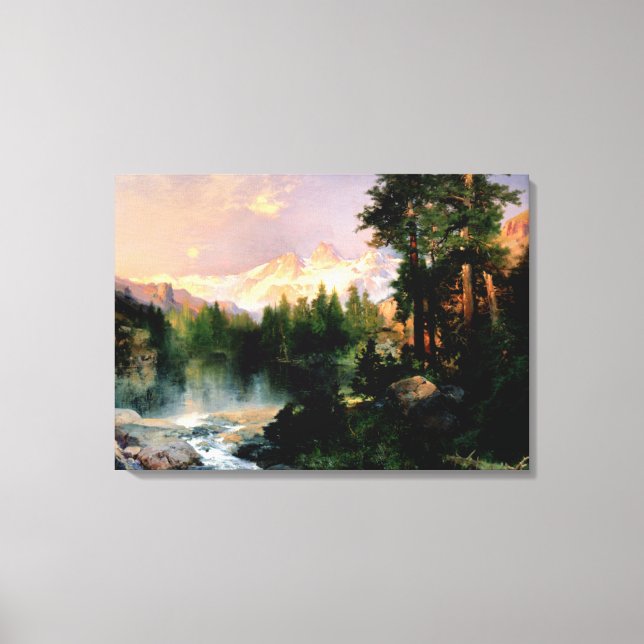 Arte de Thomas Moran, Los Tres Tetones (Anverso)
