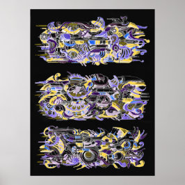 arte de tinta de máquina de deco