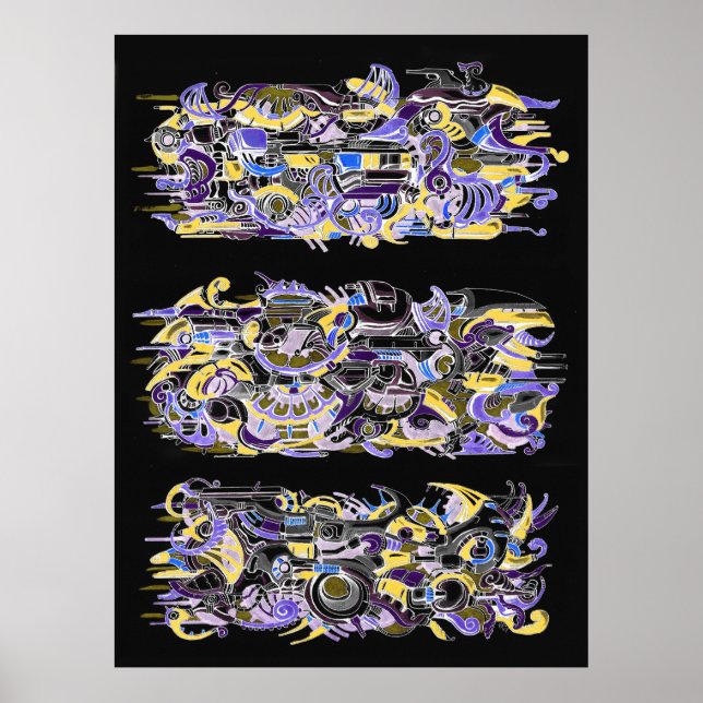 arte de tinta de máquina de deco (Frente)