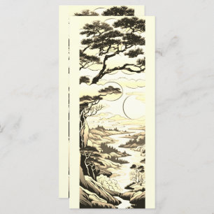 Arte de tinta paisajista japonés n° 2