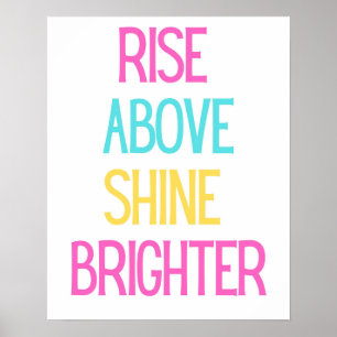 Arte de tipografía inspiradora - Levantarse por en