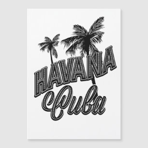 Arte de tipografía vintage de La Habana Cuba.