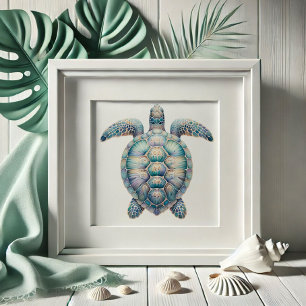 Arte de tortuga acuática