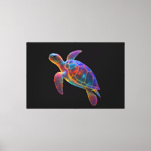 Arte de Tortuga Marina Brillante - Reptil Subacuát